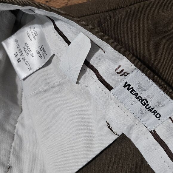 UPS Wearguard Pants Mens 38x32 Brown Uniform Workwear - Picture 5 of 9